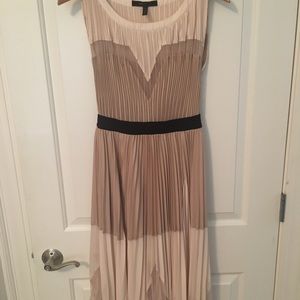 BCBG pleated dress